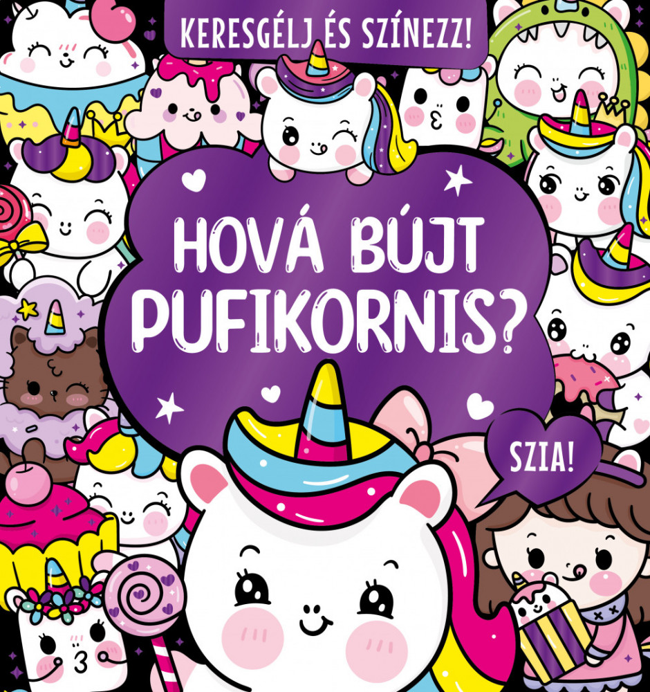 Hová bújt Pufikornis? Keresgélj és színezz!