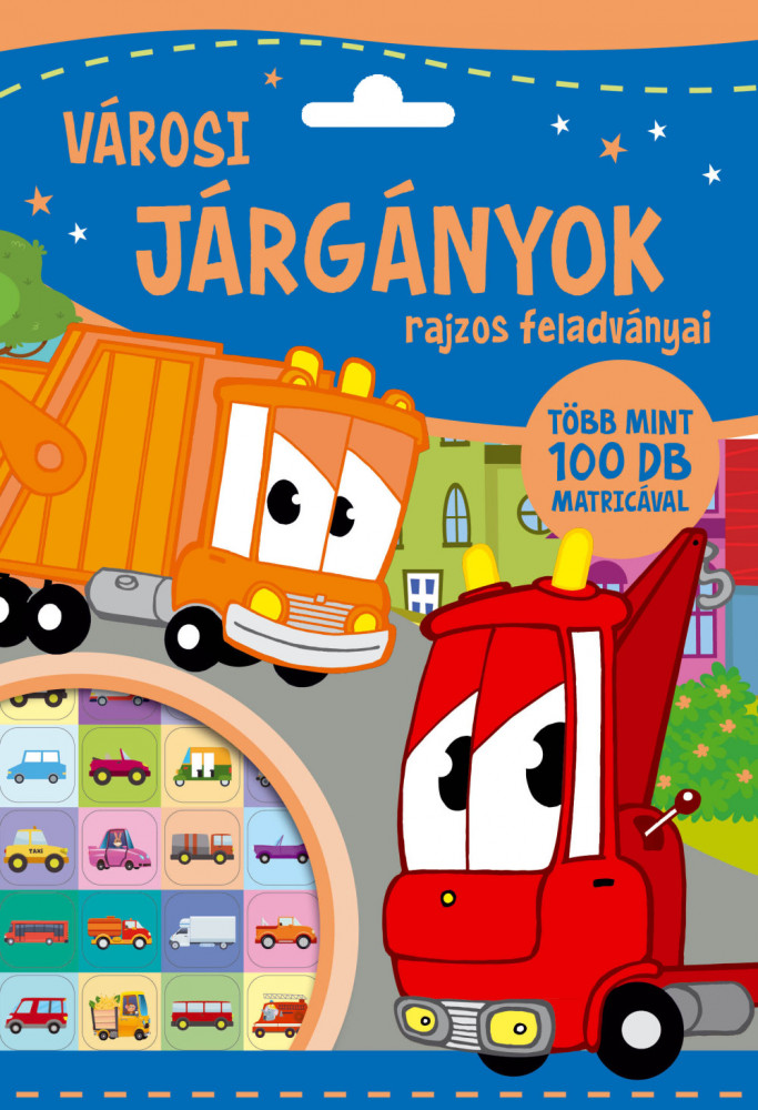 Városi járgányok rajzos feladványai  akciós termékkép 1