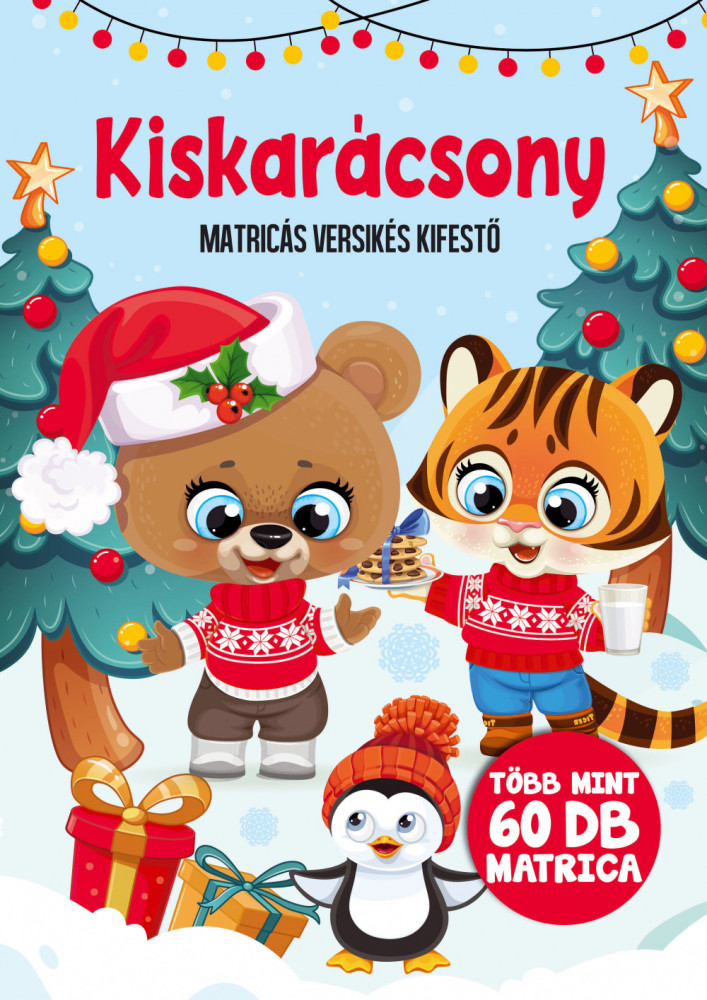 Kiskarácsony - matricás versikés kifestő több mint 60 matricával  akciós termékkép 1