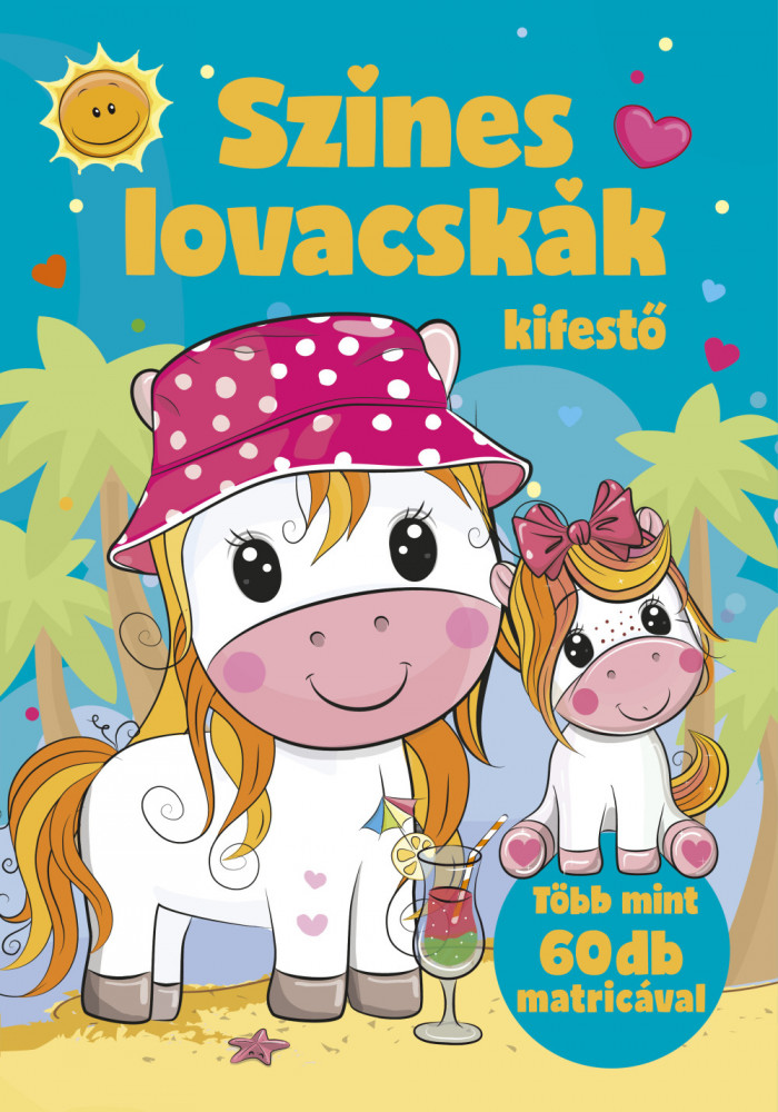 Színes lovacskák kifestő akciós termékkép 1