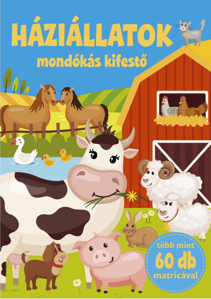 Háziállatok mondókás kifestője akciós termékkép 1