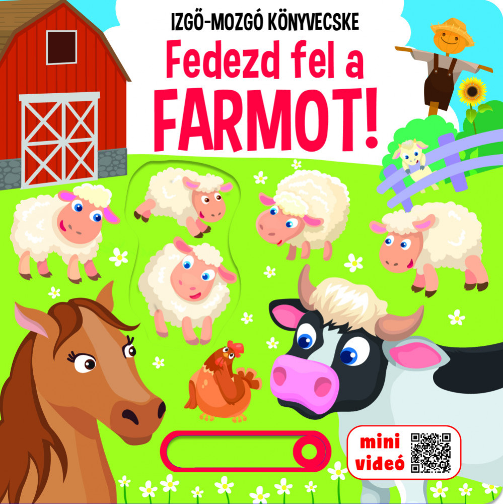 Fedezd fel a farmot! kartonkönyv mozgatható elemekkel (szállítási sérült) akciós termékkép 1