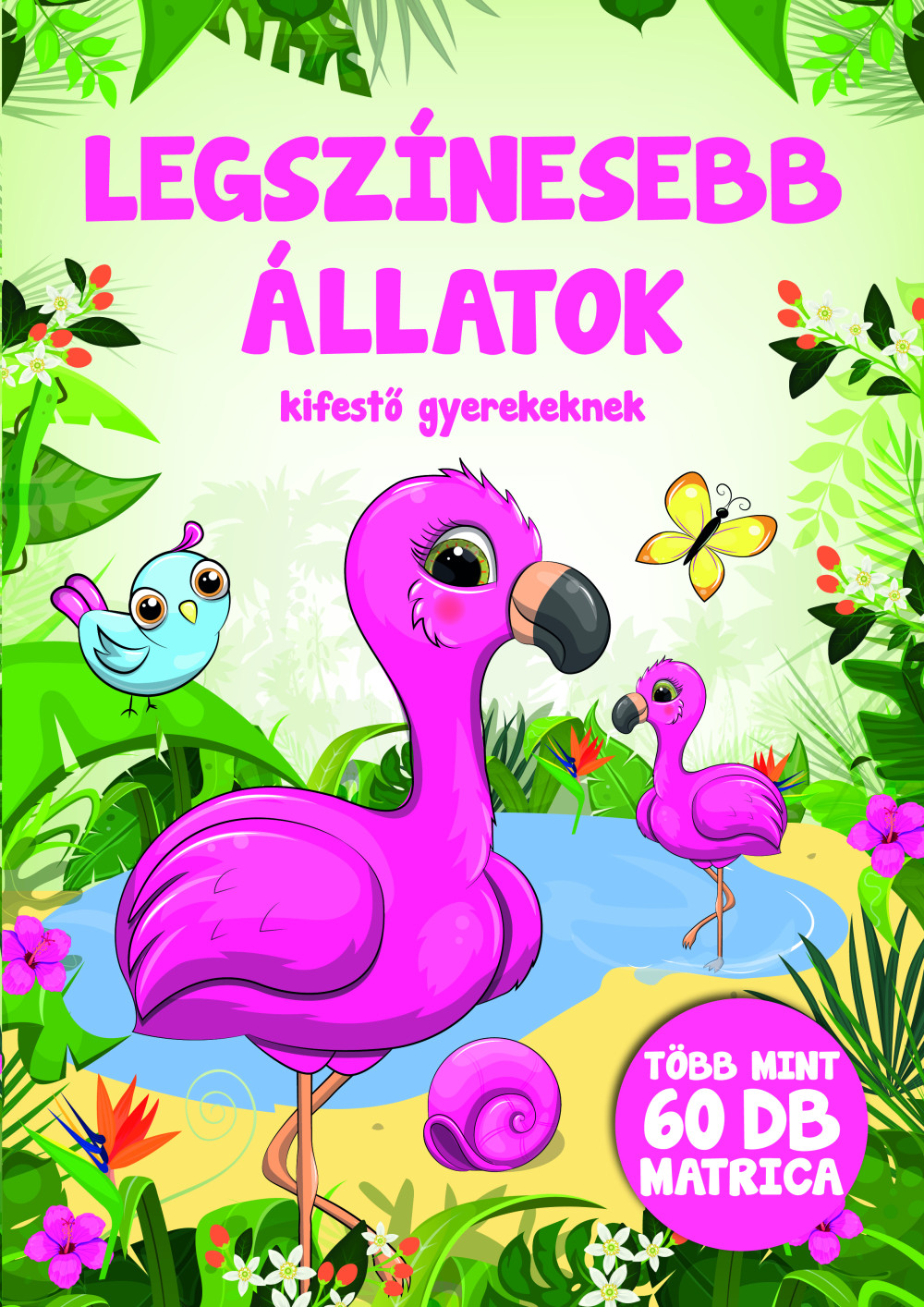 Legszínesebb állatok - kifestő gyerekeknek