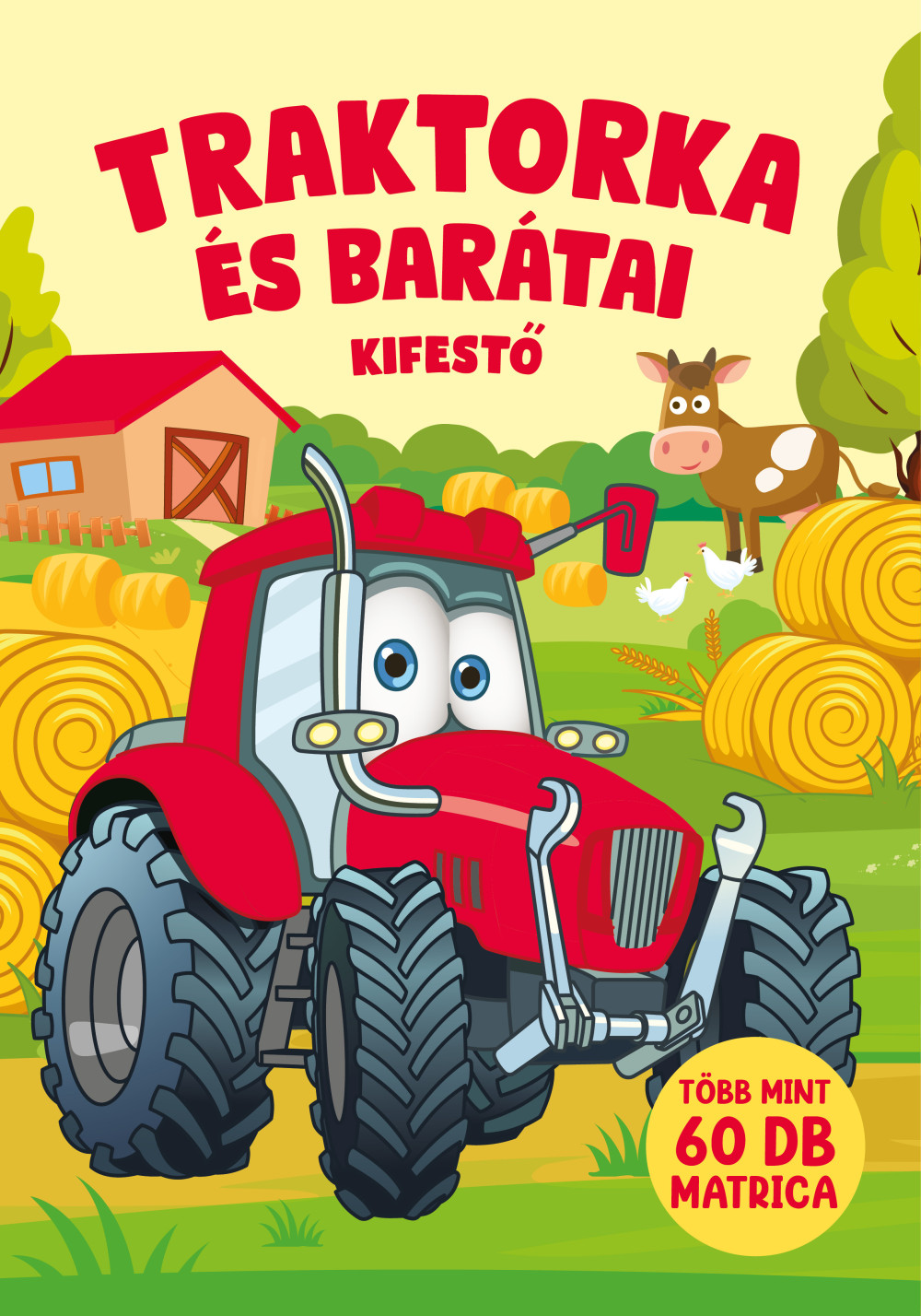 Traktorka és barátai kifestő új akciós termékkép 1