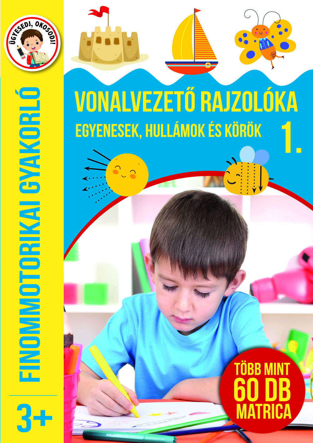 Vonalvezető rajzolóka 1. - Egyenesek, hullámok /új akciós termékkép 1