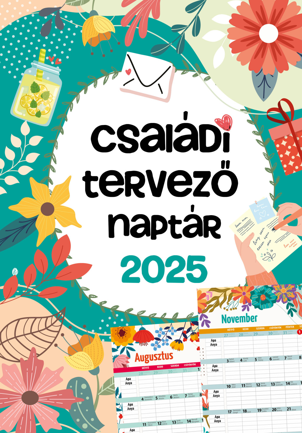 Családi tervező naptár 2025 akciós termékkép 1