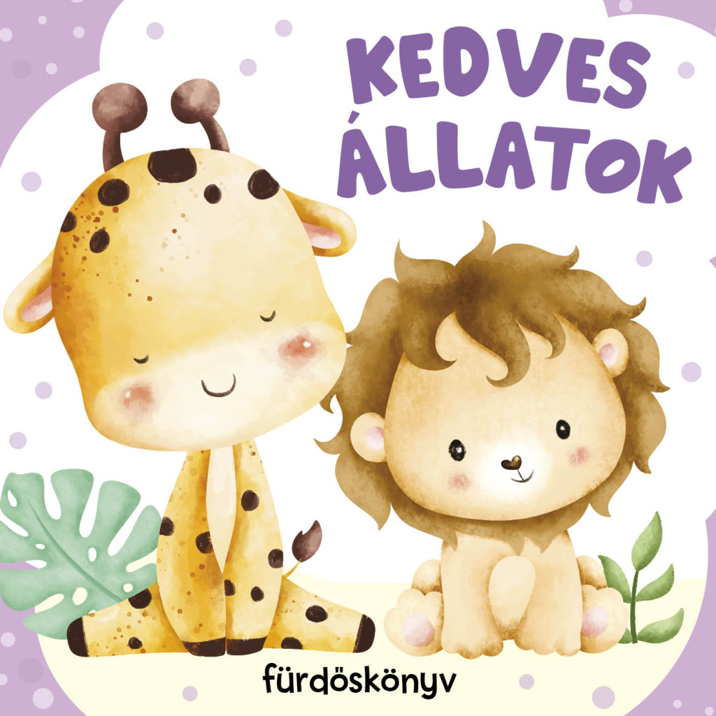 Kedves állatok - fürdőskönyv akciós termékkép 1