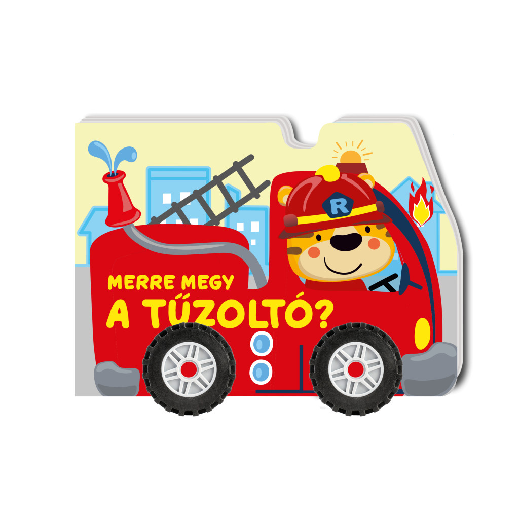 Merre megy a tűzoltó? (valódi kerekeken gurul) akciós termékkép 1