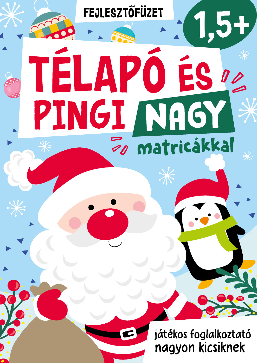 Télapó és Pingi - nagy matricákkal akciós termékkép 1