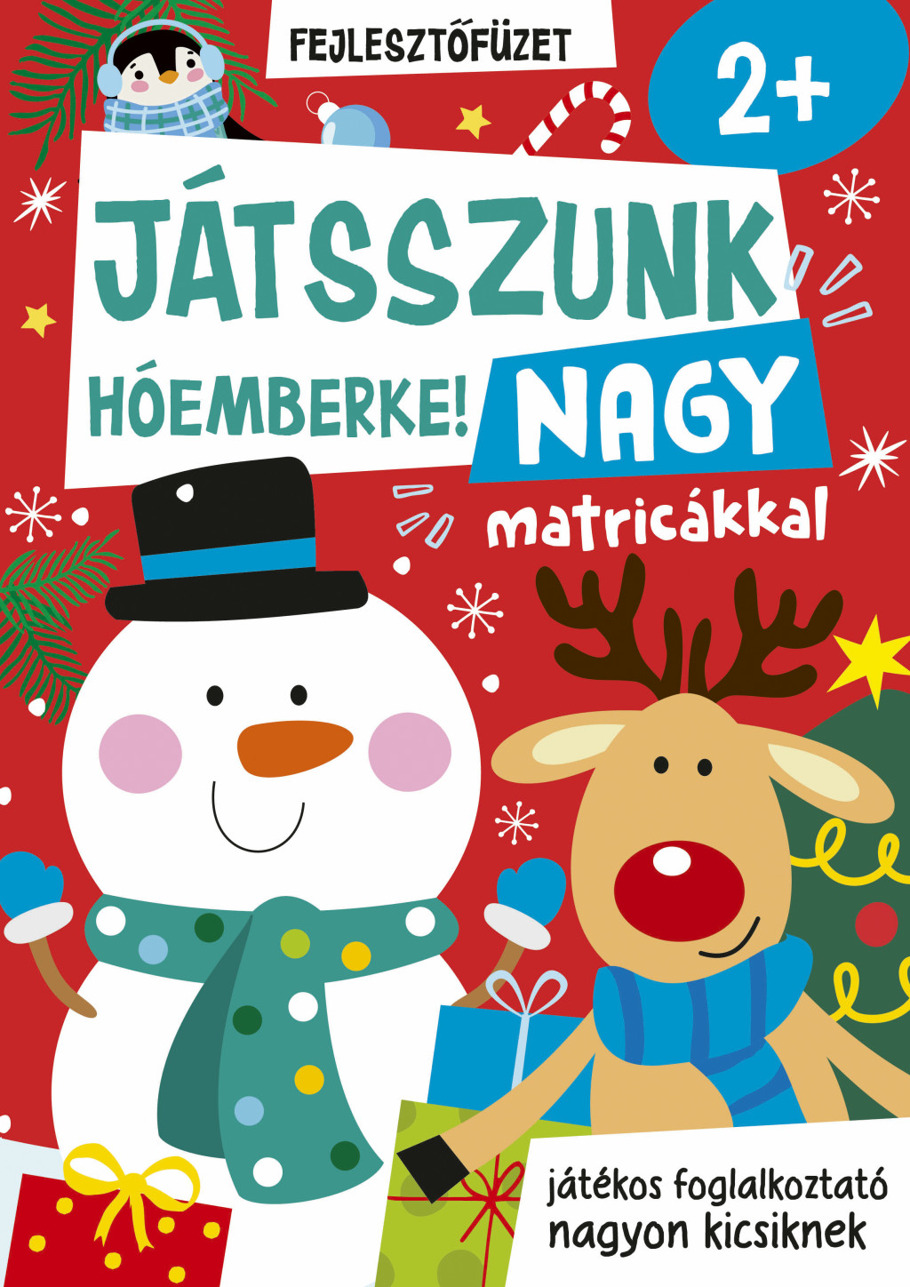 Játsszunk hóemberke! - nagy matricákkal akciós termékkép 1