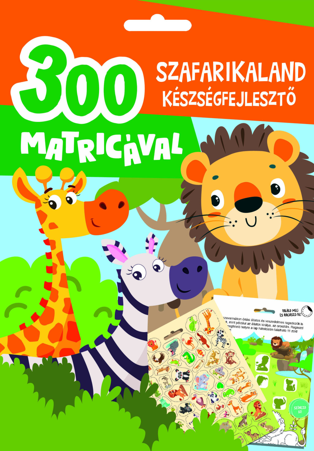 Szafarikaland készségfejlesztő - 300 matricával akciós termékkép 1