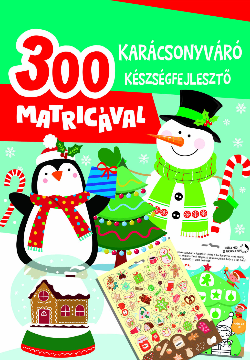 Karácsonyváró készségfejlesztő - 300 matricával akciós termékkép 1