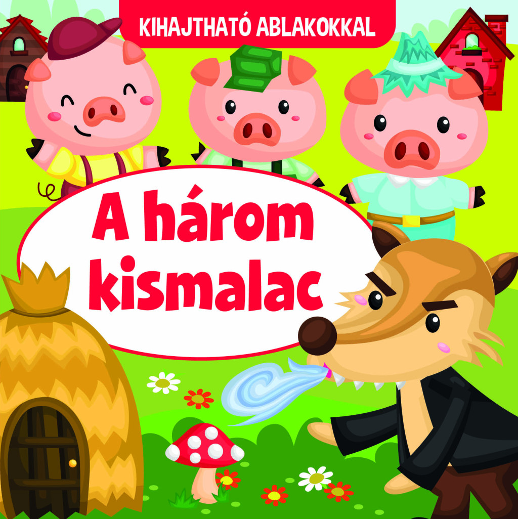 A három kismalac - kihajtható ablakokkal akciós termékkép 1