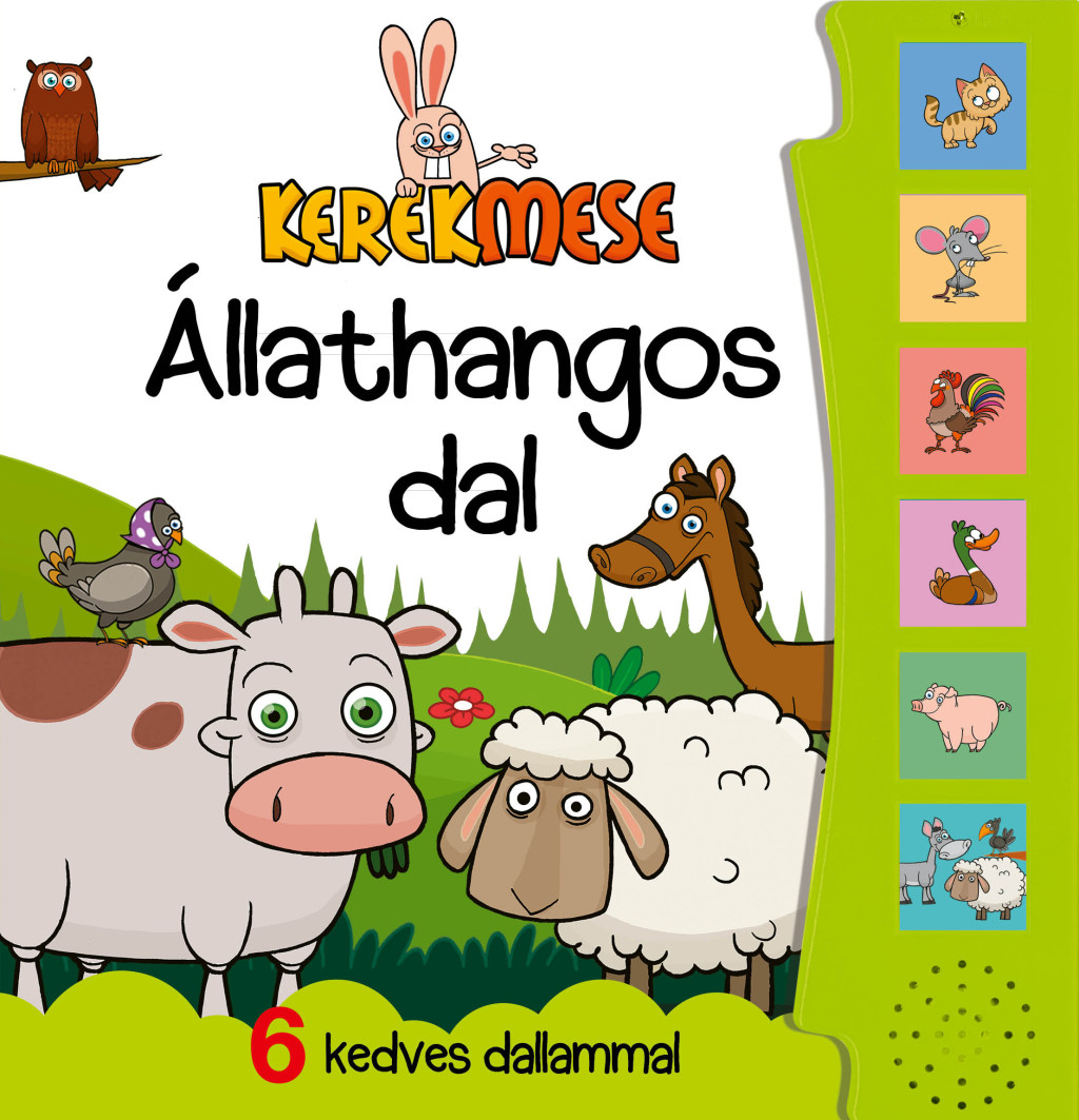 Hangos könyvecske: Kerekmese - Állathangos dal akciós termékkép 1