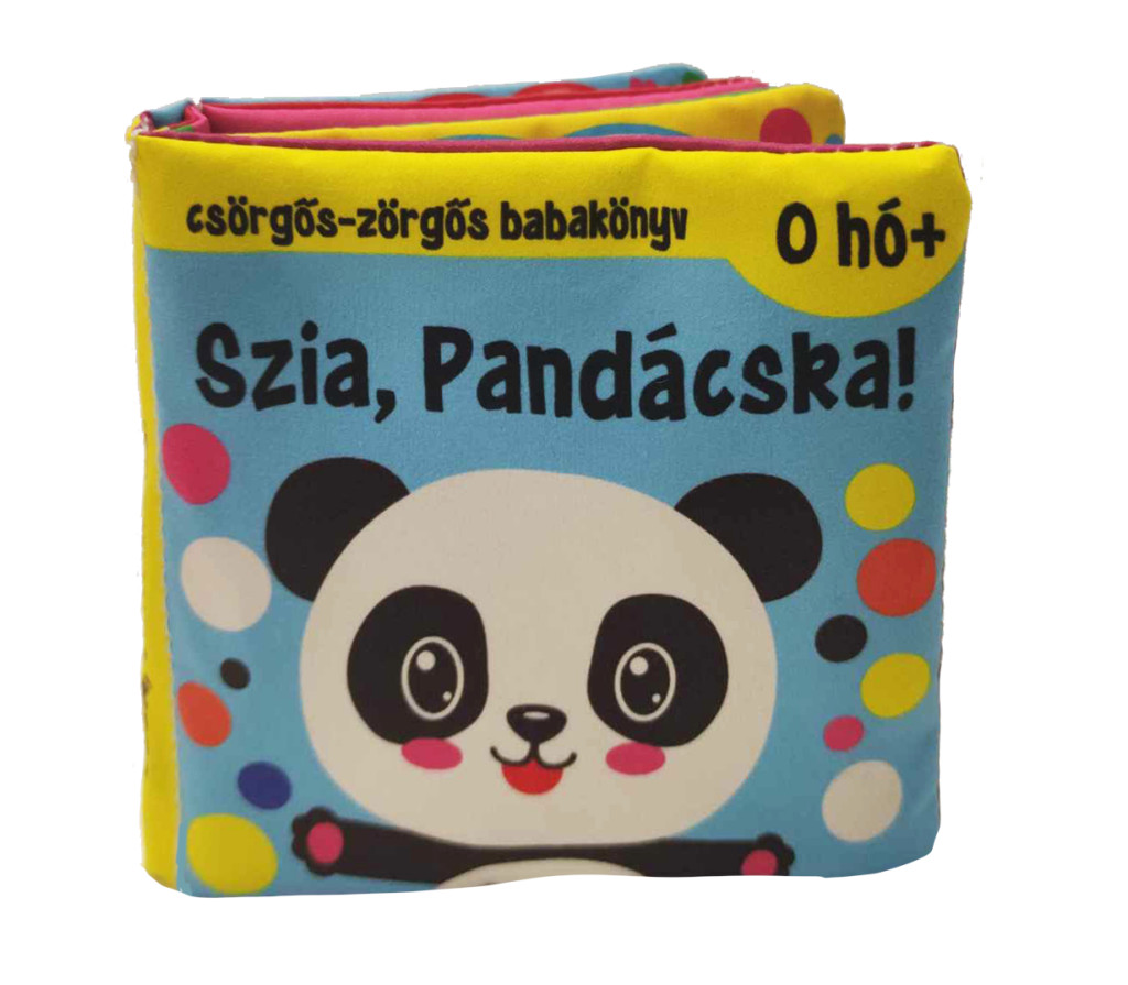 Csörgős-zörgős babakönyv: Szia, Pandácska! akciós termékkép 1