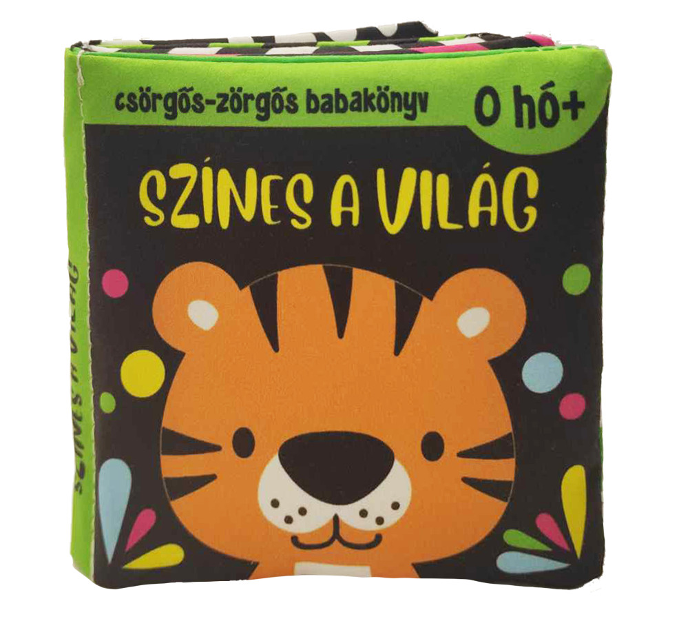 Csörgős-zörgős babakönyv: Színes a világ akciós termékkép 1
