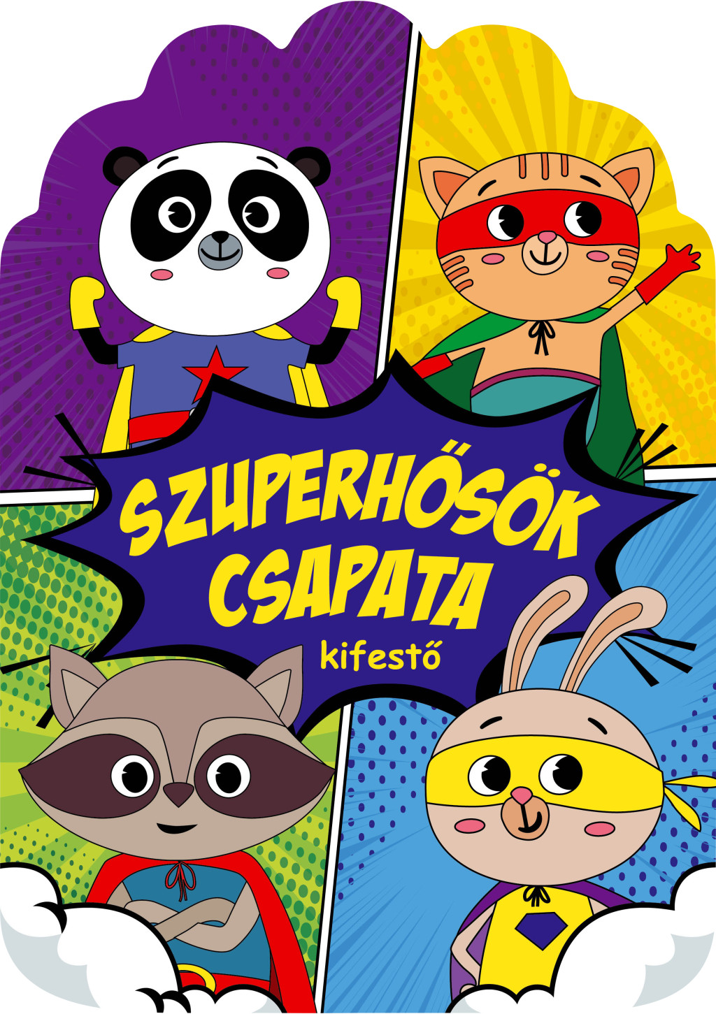 Szuperhősök csapata kifestő akciós termékkép 1