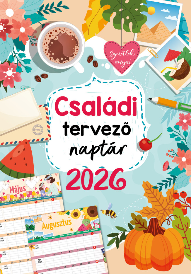 2026 Naptár: Családi tervező akciós termékkép 1