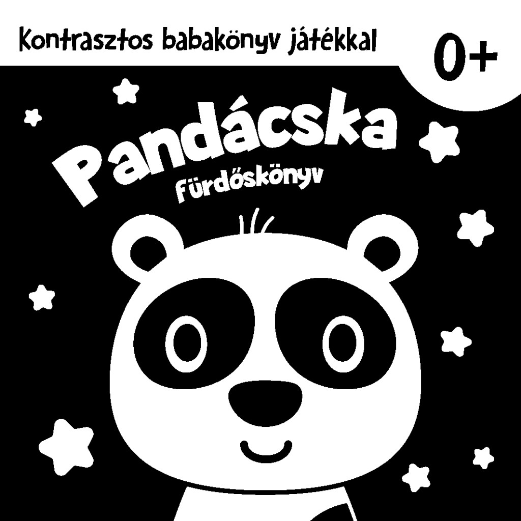 Pandácska - kontrasztos fürdőskönyv játékkal 0+ akciós termékkép 1